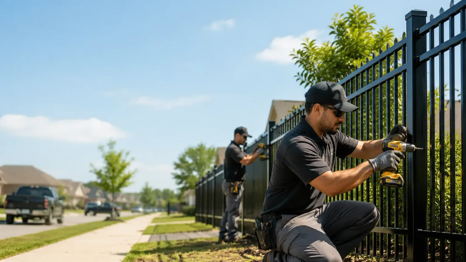 Metal Fence Installation in Rhodelia, KY